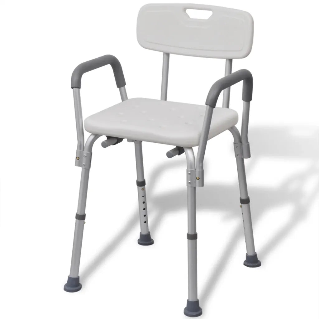 Sedia da Doccia in Alluminio Bianca  cod mxl 54505