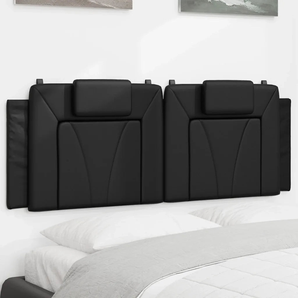 Cuscino Testiera Viana Nero 120 cm in Similpelle CFW4860976