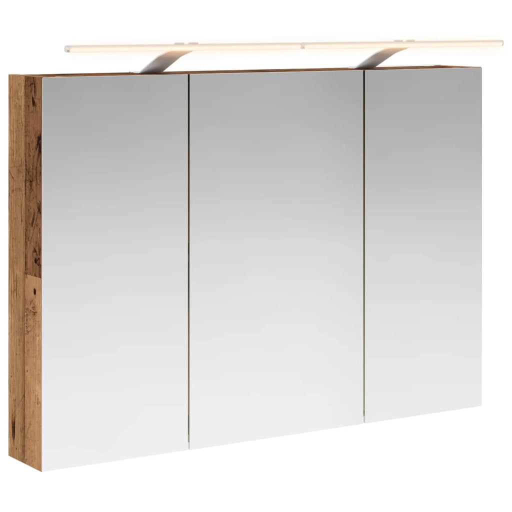 Mobiletto per specchio da Bagno | Armadio da bagno con lo scaffale Legno vecchio