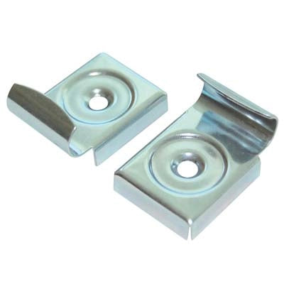 FERMASPECCHIO A PARETE - ACCIAIO ZINCOCROMATO + VITI CF=PZ 4- 10 confezioni
