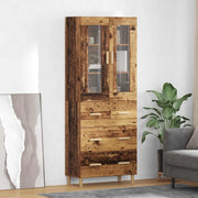 Credenza con cassetto Legno vecchio 69,5 x 34 x 180 cm