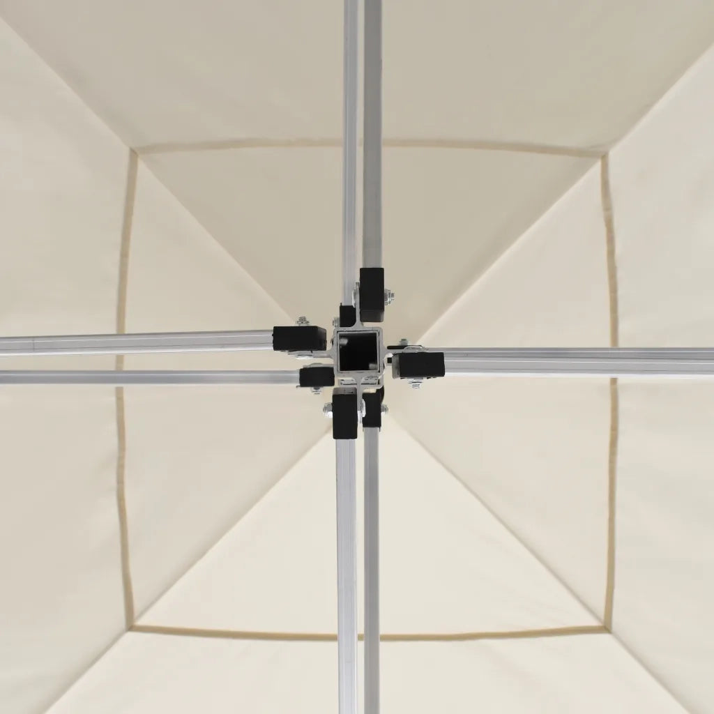 Gazebo Professionale Pieghevole Alluminio con Pareti 3x3m Crema cod mxl 55695