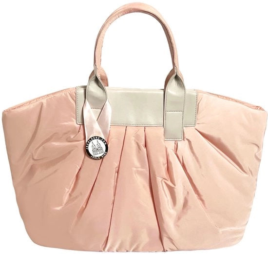 Borsa XL Shopper Rosa | Borsa multifunzionale per donne: borsa casual, borsa laptop, shopper per mamme. Leggera. Impermeabile. Sostenibile. Comparti interni. Incluso sacchetto di protezione.