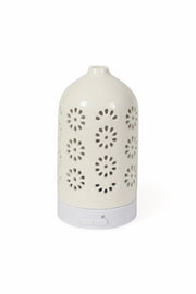 UMIDIFICATORE CON DIFFUSORE ESSENZE CERAMICA ROMBI