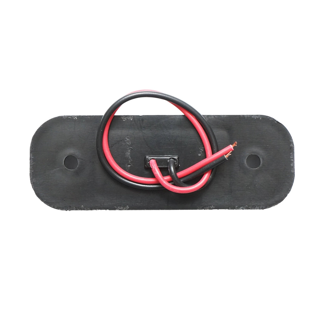 Lampada laterale slim LED, rosso-fumée, 12V-24V, 89x32 mm, Breckner Germany