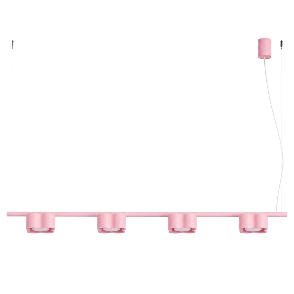 Lampadario OVIO 4 rosa Gx53