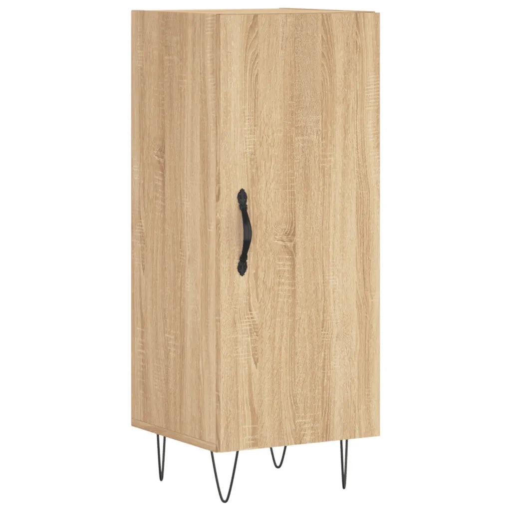 vidaXL Credenza Rovere Sonoma 34,5x34x180 cm in Legno Multistrato