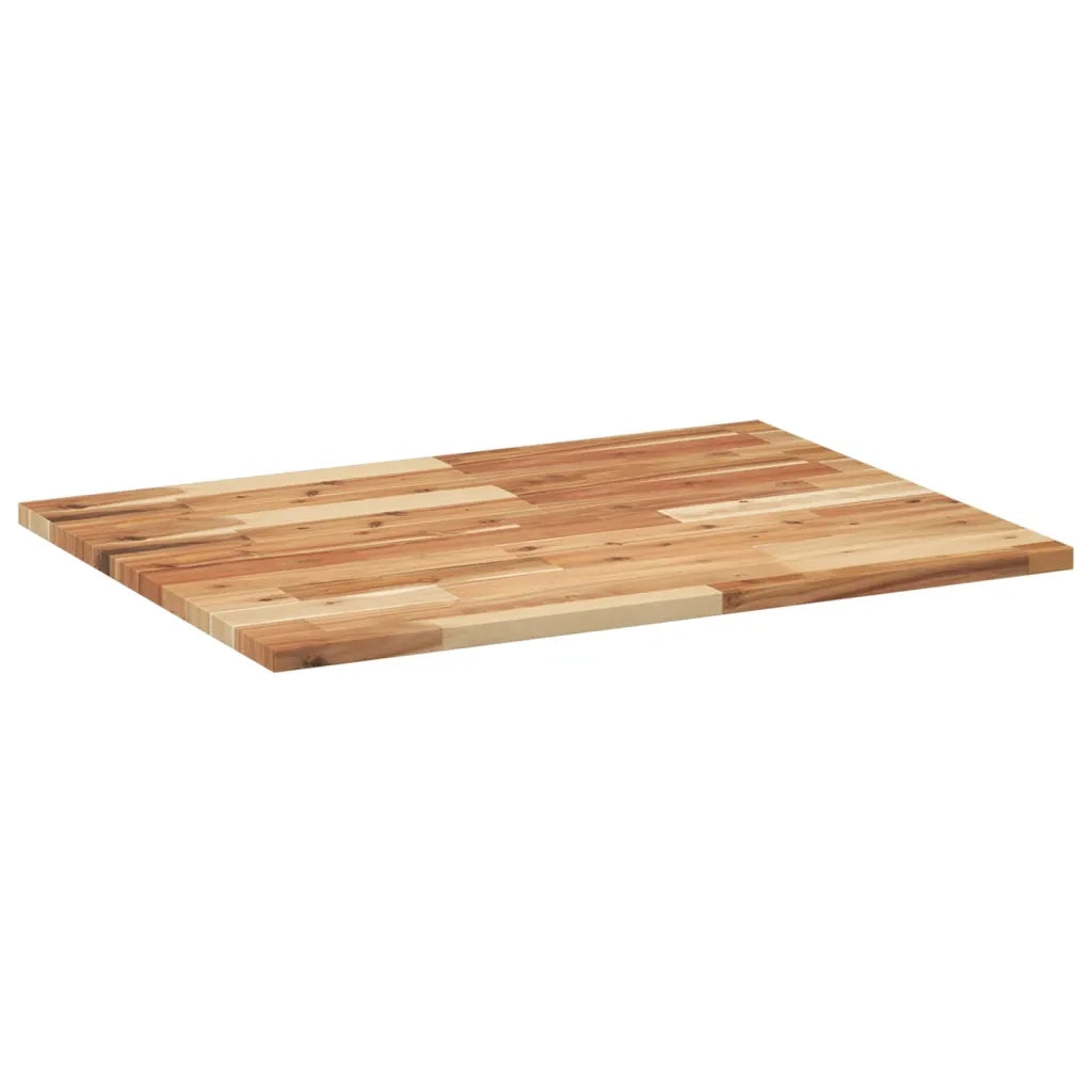 vidaXL Piano da Bagno Finitura a Olio 100x60x2 cm in Legno di Acacia