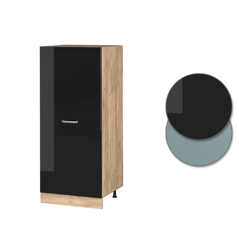 Vicco mobile cucina dispensa Nero lucido 60 cm