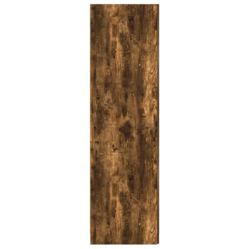 Armadio Rovere Fumo 80x52x180 cm in Legno Multistrato cod mxl 74823
