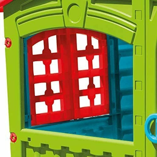 EIC Casetta per Bambini da Giardino in Resina Plastica Gioco Bimbi Esterno Interno