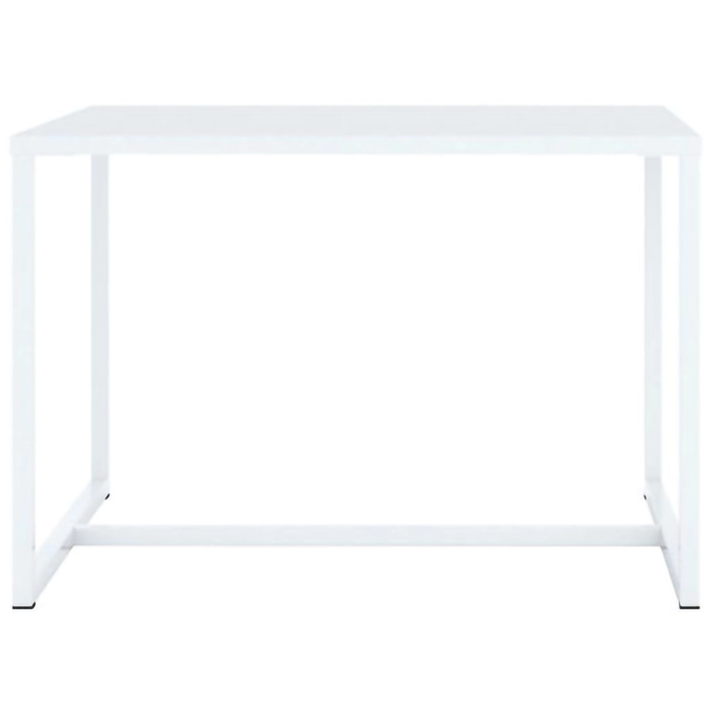 Lisese, Tavolino da Salotto Forma Quadrato, 67x67x46h cm Bianco
