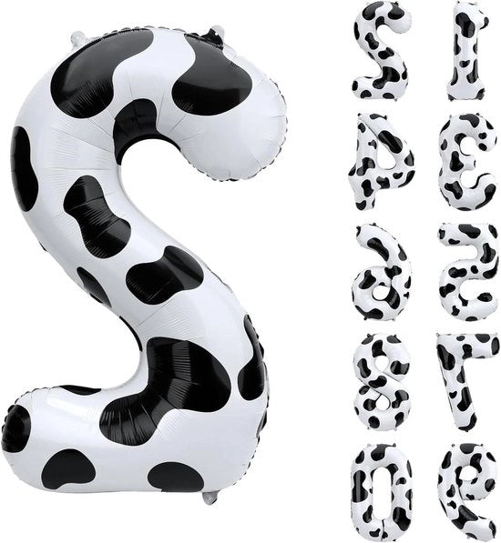 Decorazioni per Festa di Compleanno con Tema Cowgirl, Ballooni con Numero per Bambini - Modello 2.
