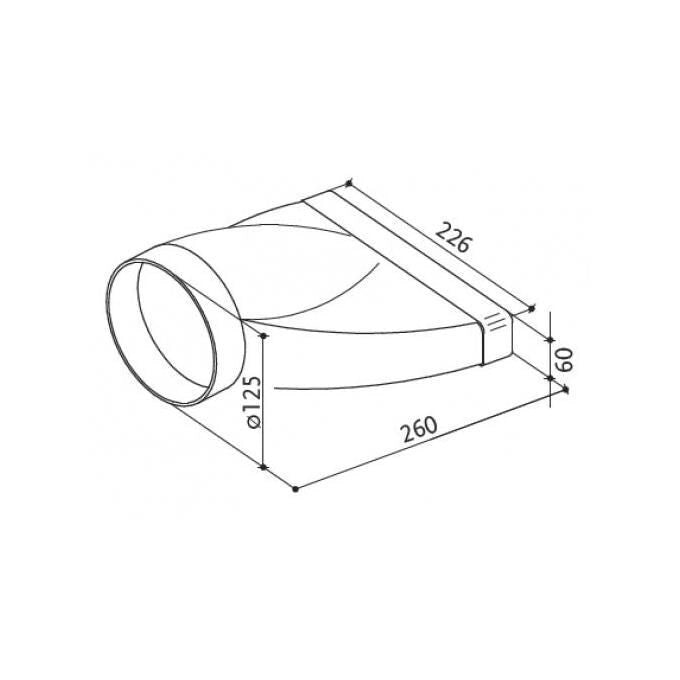 FABER S.p.A. 112.0157.296 accessorio per cappa Tubo di estensione
