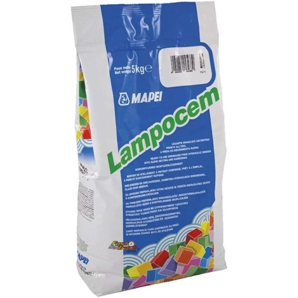 Cemento rapido pronto all'uso lampocem da 5 kg