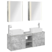 Set di mobili per il bagno 5 pcs Grigio Cemento 3406850