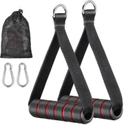 Manubri di traino per cavi 2 pezzi - Manubri ergonomici per allenamento - Manubri di traino antiscivolo - Resistente alla sudorazione - Realizzati in ABS duraturo - Capacità di carico massima 200 kg