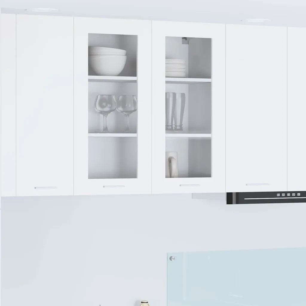 Armadio pensile Bianco 80 x 31 x 80 cm Legno multistrato 884322