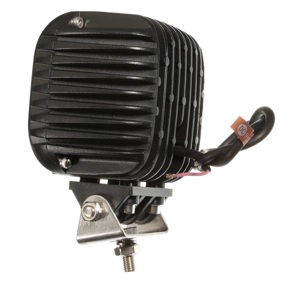 Trade Shop - Faro Supplementare Profondità 12v 16 Led 48w Auto Fuoristrada Quadrato 6000k -