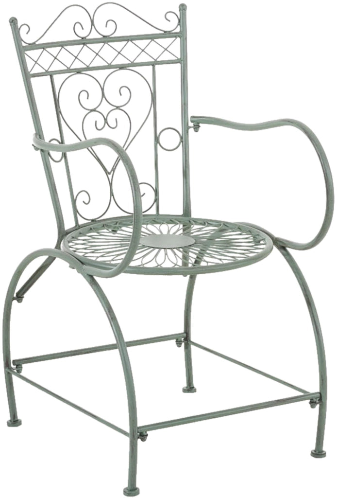 Sedia Giardino Sheela in Metallo verde antico