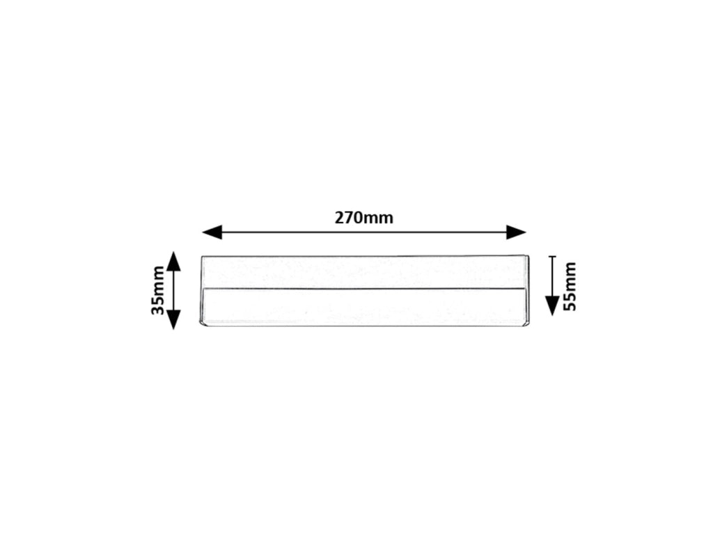 Lampada sottopensile Rabalux Band2 27cm LED 7W 4000K