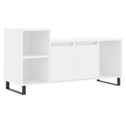 Mobile TV multimediale mensola TV credenza TV sala da pranzo soggiorno camera da letto 100 x 35 x 55 cm legno ingegnerizzato bianco 02_0025509