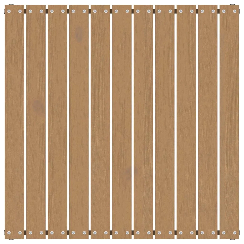 Sedia da giardino-Poggiapiedi da Giardino e Cuscini 2 pz Marrone ambra Legno Pino