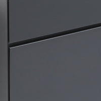 Cassetta postale con vano portagiornale V23 antracite 370 x 102 x 370 mm