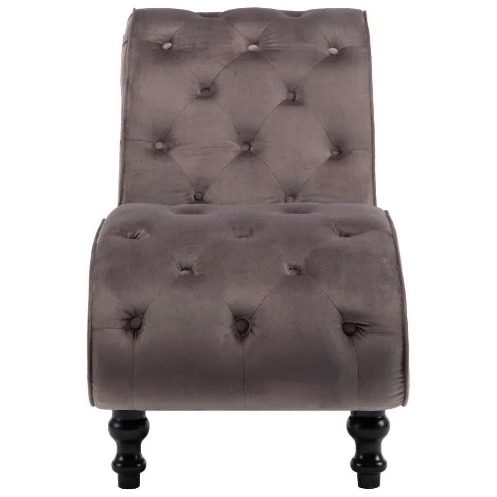 Sdraio Grigia in Velluto CFW4068946