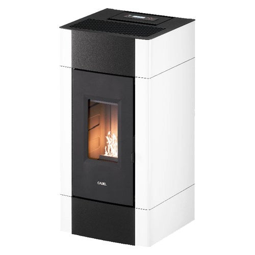 Stufa pellet cadel 7022047 cristal 9 bianco