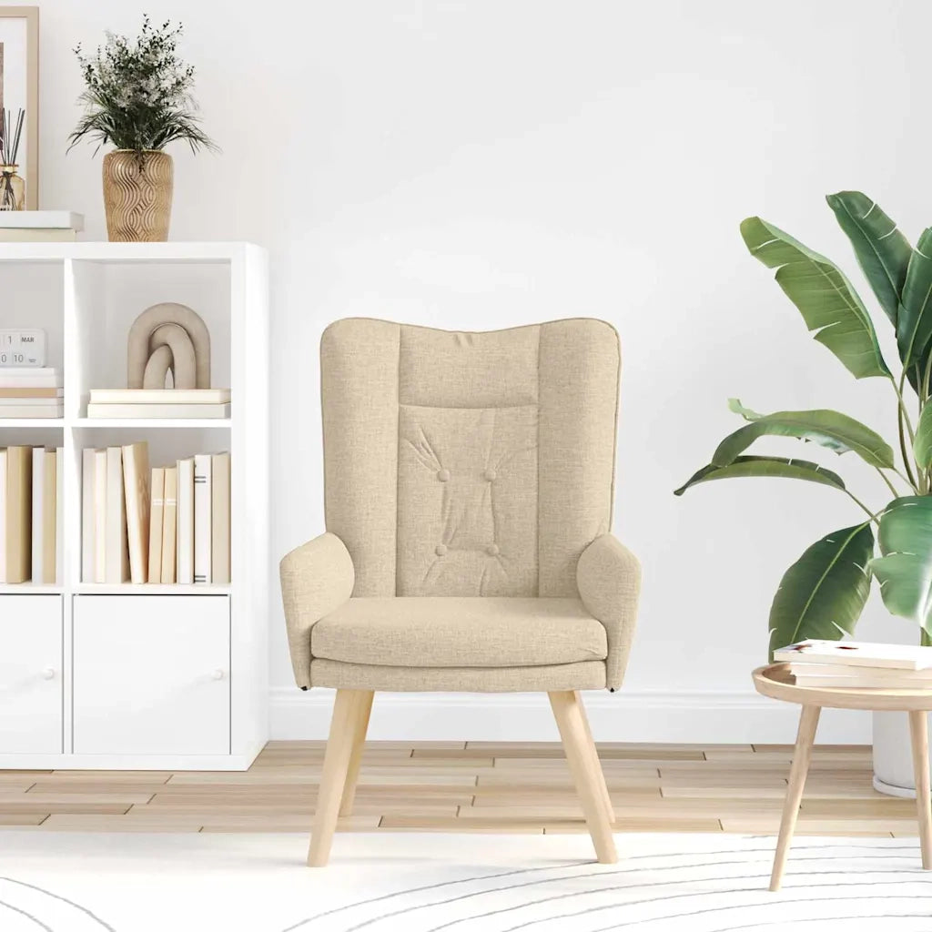 poltrona Crema 63 x 67 x 94 cm Tessuto e compensato 42001831