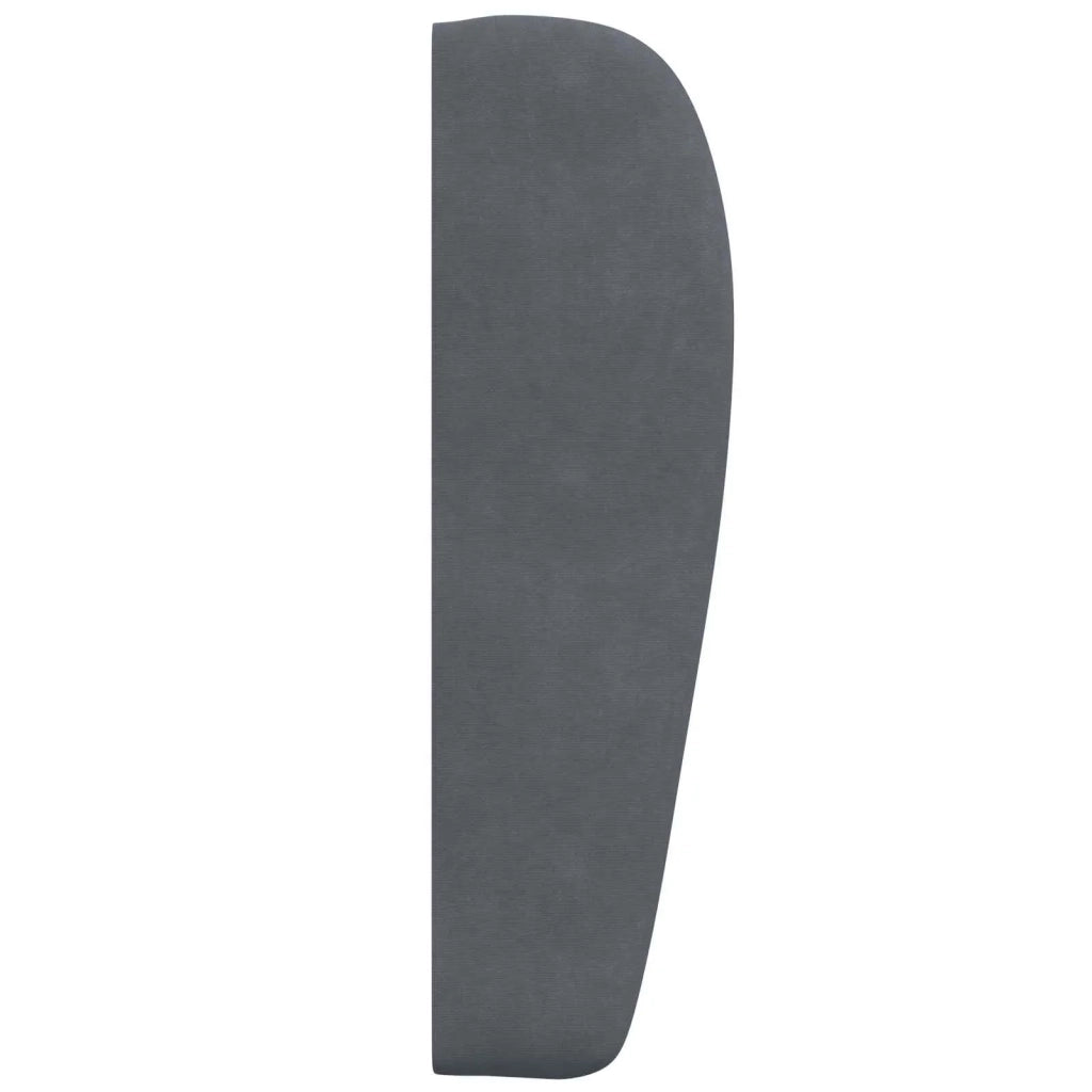 Orecchia della Testata Grigio Sfumato 80 x 23 x 6 cm Velluto 346571