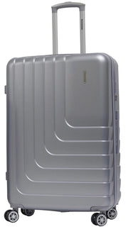 Trolley Valigia Grande Rigida in ABS 4 Ruote TSA Ravizzoni Titanio Silver