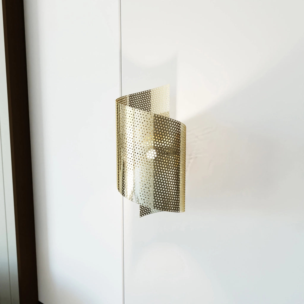 Applique Moderna Baldr 1 Luce Oro