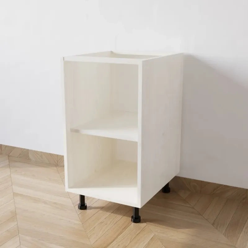 Mobile Base 45 Senza Anta. H 72 Cm L 45 Cm P 55.5 Cm. Spedizione In Kit Larice Bianco