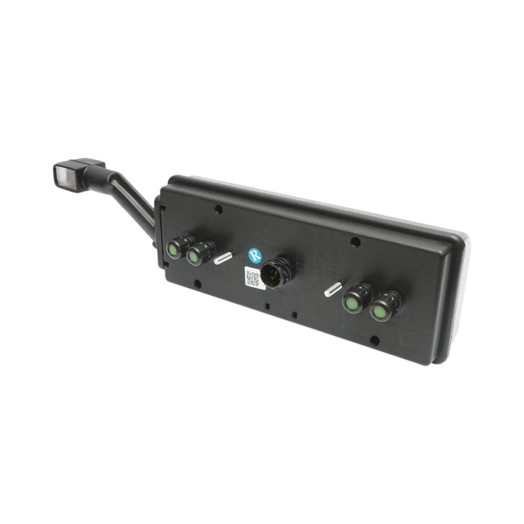 Luce freno posteriore destra LED rimorchio 24V, 7 pin ASS2.1+4x2 con luci di posizione, illuminazione targa 400x153x88mm