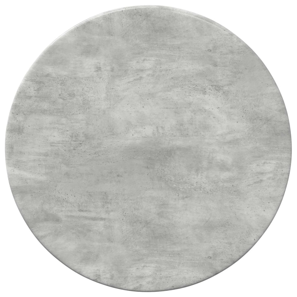 Piano del tavolo Grigio cemento Ø 30 x 1,5 cm Legno multistrato 880374