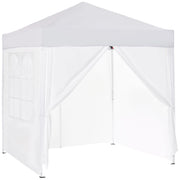 Gazebo pieghevole ¨C zephmum ¨C 2x2m bianco metallo