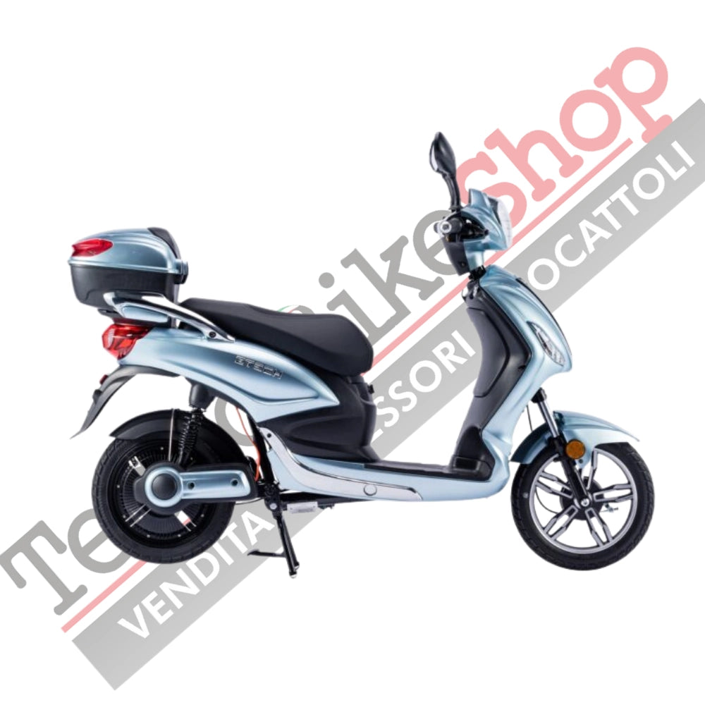 Bicicletta Elettrica Scooter Z-TECH ZT-09-TA NEW 250W 12 Ah 48V Batteria Piombo-Azzurro
