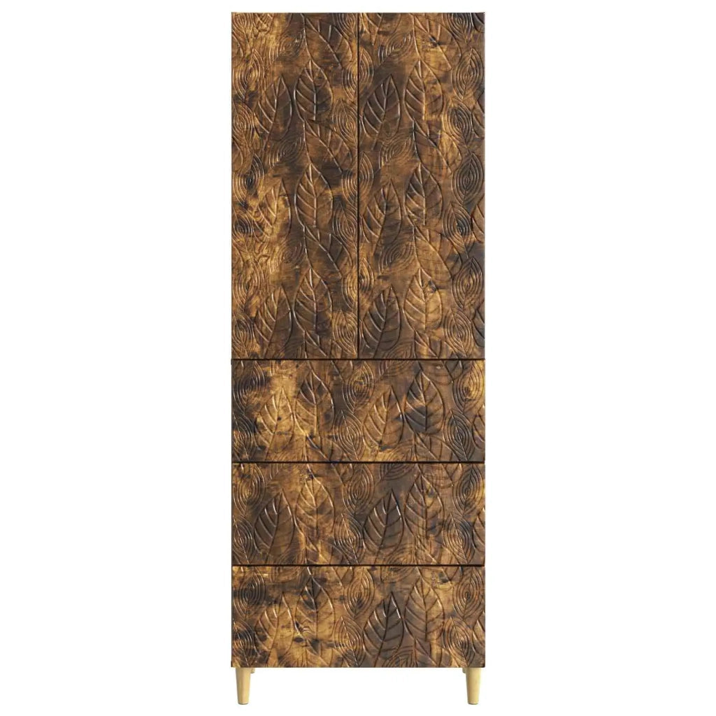 Set di armadi 2 pcs Rovere Fumo 66 x 34,5 x 90 cm
