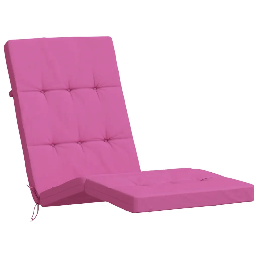 Cuscini per Sedia a Sdraio 2 pz Rosa in Tessuto Oxford 362004