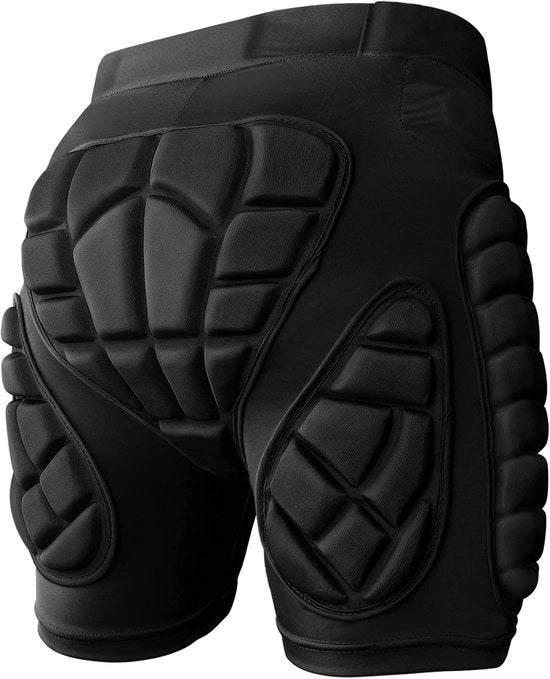 Shorts protettivi imbottiti - per sciare pattinare snowboard fare bicicletta - Protezione per la vita - 3D - Protezione per il sedere - unisex - snowboardshorts donne e uomini - Crash pad