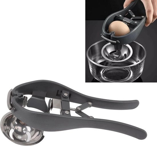 Eidooierscheider Automatico in Acciaio Inossidabile con Apertura Rapida per Utensili da Cucina - Eierscheider