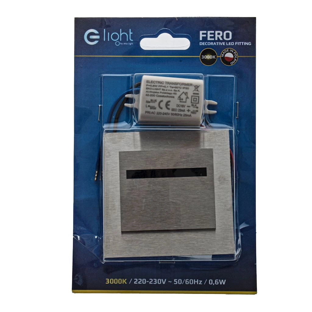 Lampada scala Eko-Light FERO EKS1121 LED 0,6W 3000K argento