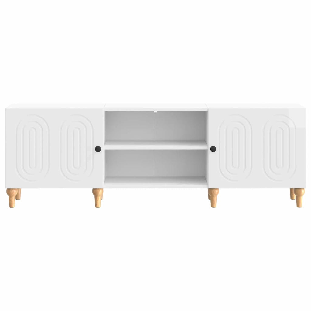 Mobile TV 150 x 31 x 50 cm Bianco Lucido Legno ingegnerizzato 894229