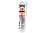 PATTEX SILICONE SL 620 NEUTRO COLORATO- - ml.300 marrone RAL 8014 - 2 pezzi HENKEL