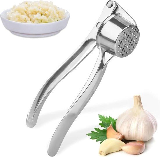 Knoflookpers professionale in acciaio inossidabile manuale con pressa di aglio potente