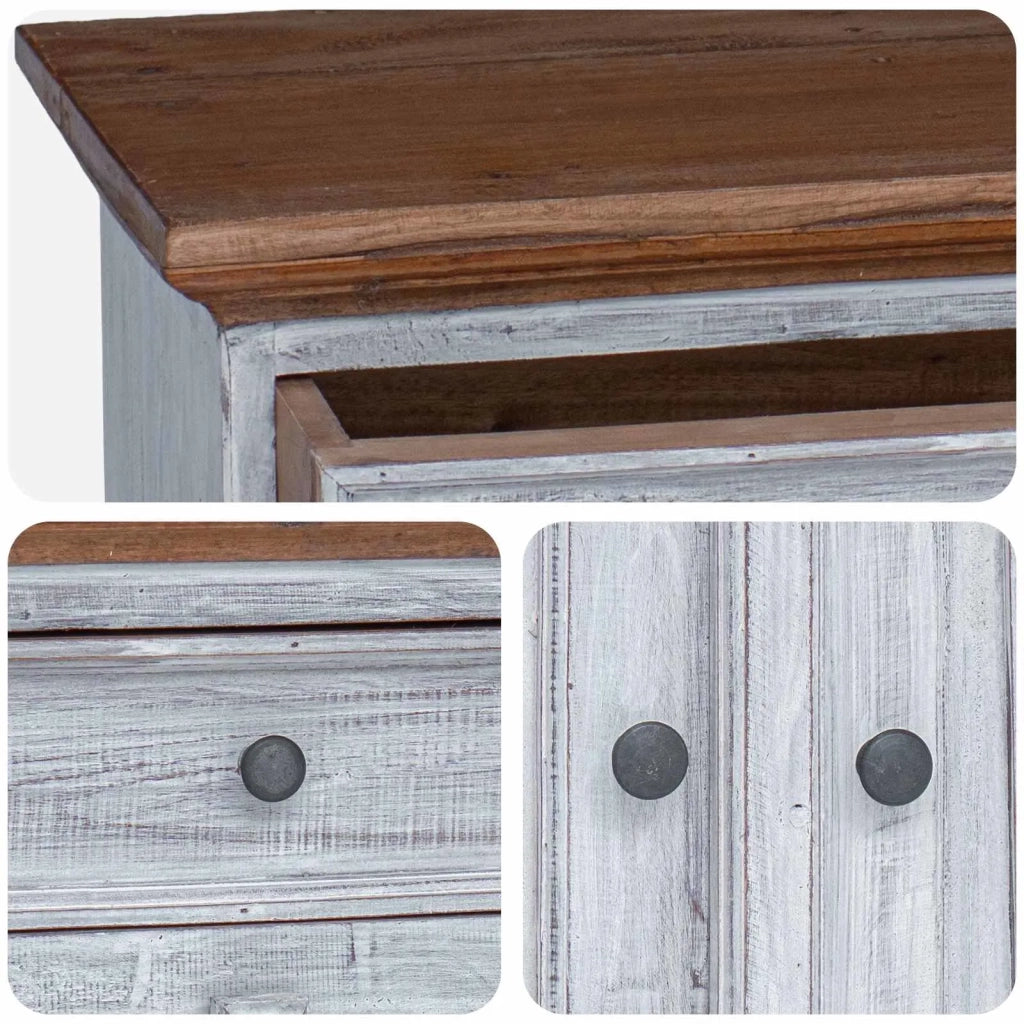 Armadio 63 x 30 x 79 cm Legno di Mogano Massello CFW3067269