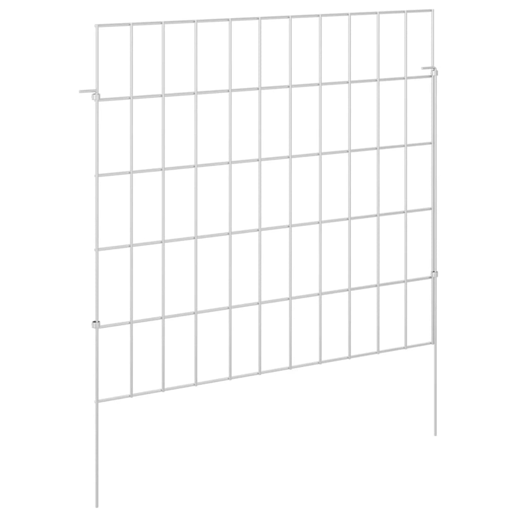 Recinzione da Giardino con Picchetti 24 pcs 55 x 50 cm Mesh 42042969