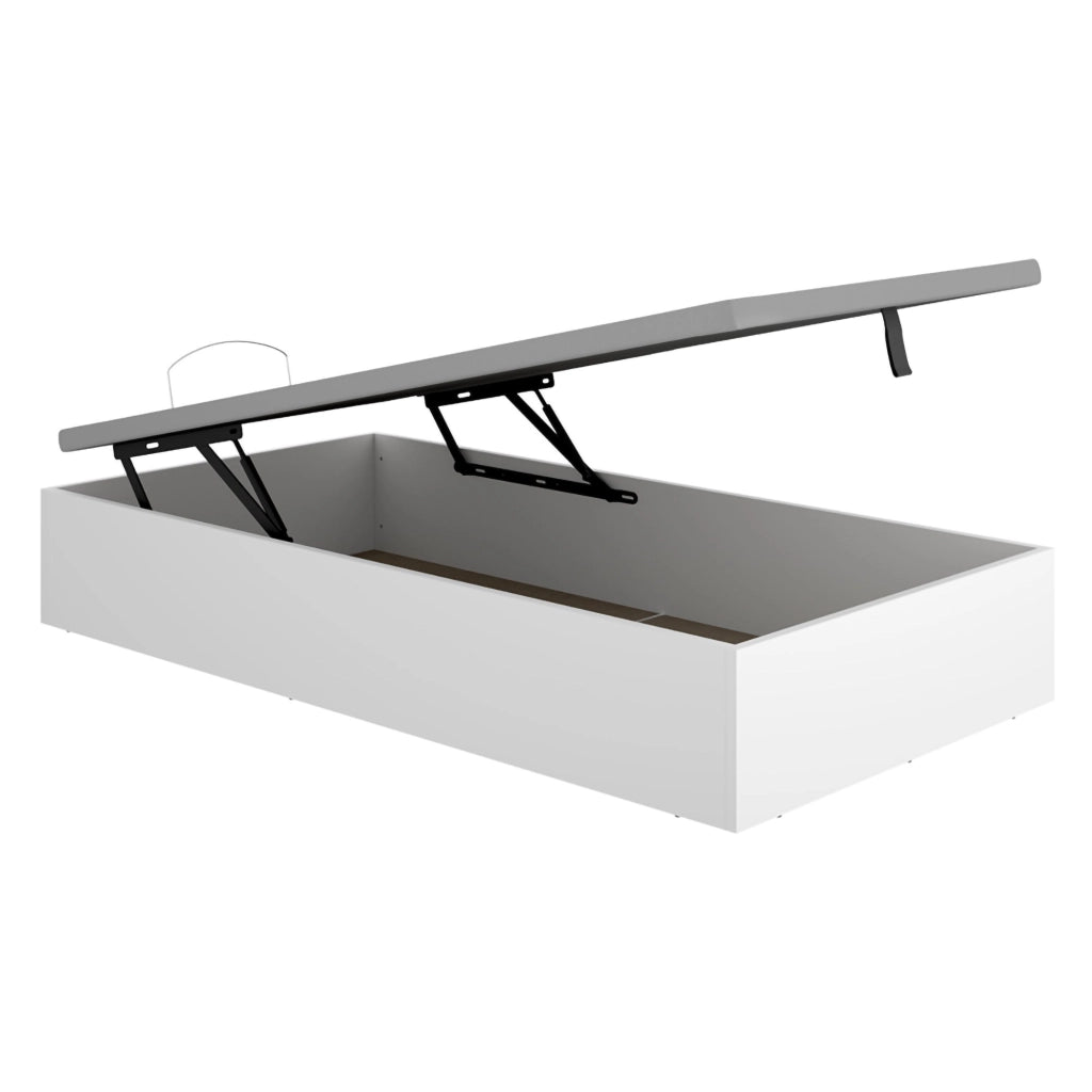 Alamosa, Letto Singolo Contenitore, Bianco